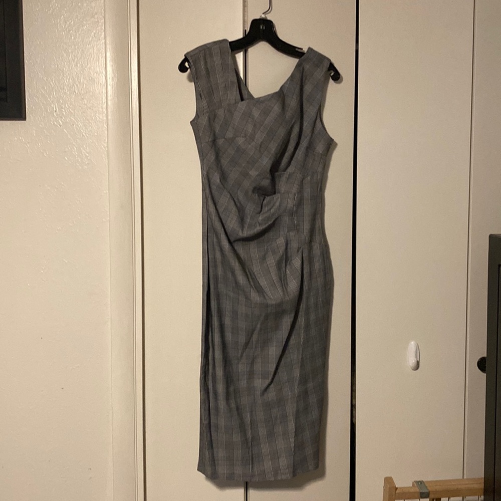 Muxxn houndstooth sleeveless dress